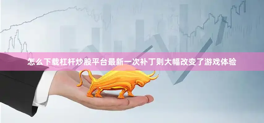 怎么下载杠杆炒股平台最新一次补丁则大幅改变了游戏体验
