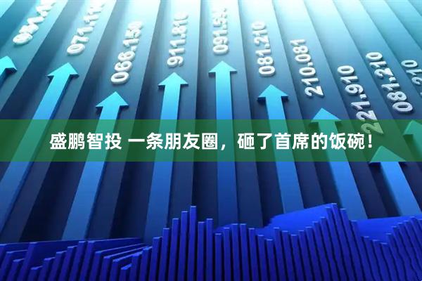 盛鹏智投 一条朋友圈，砸了首席的饭碗！